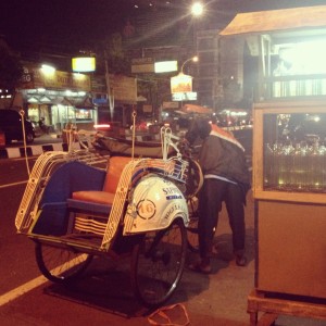 pengemudi becak