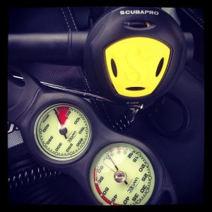 regulator octopus dan pressure gauge
