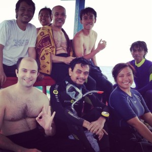 para penyelam di trip Sangiang