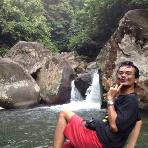 di air terjun tanpa nama di air terjun tanpa nama