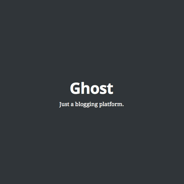 Instalasi Ghost Multisitus Menggunakan MySQL dan Nginx