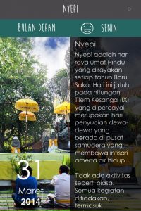 Keterangan Nyepi