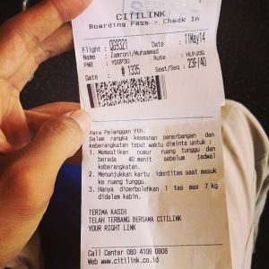 boarding pass Citilink