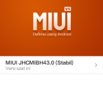 Memperbarui (Flashing ROM) Xiaomi Redmi 1S ke JHCMIBH43.0