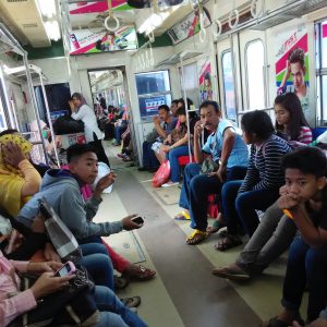 di dalam Commuter Jabodetabek