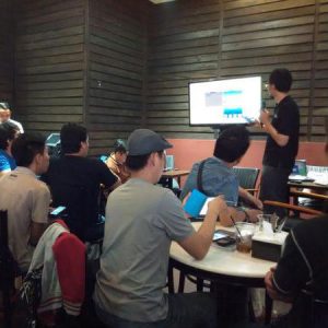 Bayu Aji memberikan materi