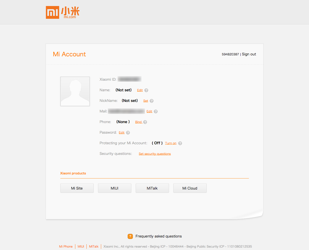 Cara Membuat Akun Mi (Mi Cloud &amp; MiTalk) — matriphe