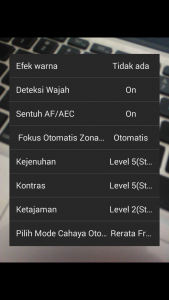 menu kamera Mito A60 Fantasy U