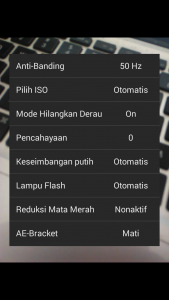 menu kamera Mito A60 Fantasy U