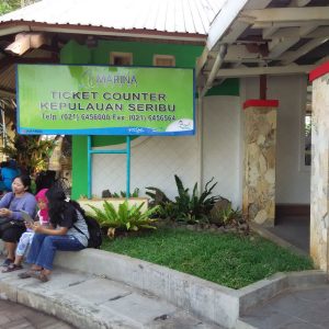 tempat penjualan tiket di Dermaga 17, Ancol
