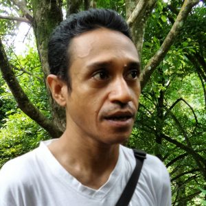 Bongky Motau, perwakilan Ternate Heritage Society Bongky Motau, perwakilan Ternate Heritage Society