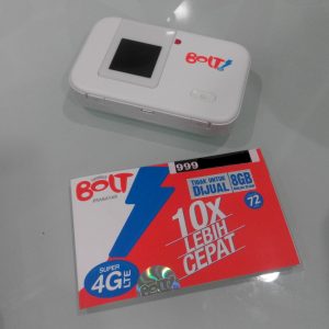 Modem BOLT! Mobile WiFi MAX dan Kartu SIM