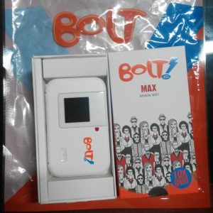 isi kemasan BOLT! Mobile WiFi MAX