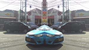 memotret menggunakan filter cermin