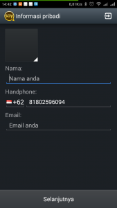 mengisi data diri mengisi data diri