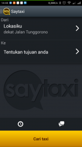 lokasi penjemputan dan tujuan lokasi penjemputan dan tujuan