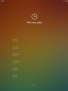 MIUI 6: pilih zona waktu MIUI 6: pilih zona waktu