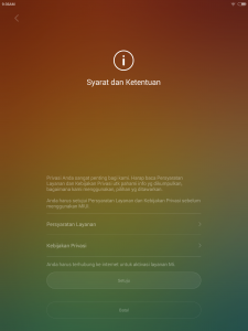 MIUI 6: syarat dan ketentuan MIUI 6: syarat dan ketentuan