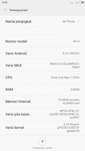 tentang Xiaomi Mi 4i tentang Xiaomi Mi 4i