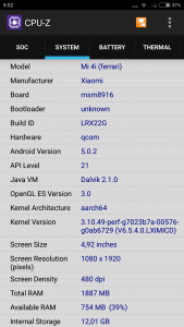Spesifikasi menurut CPU-Z Spesifikasi menurut CPU-Z