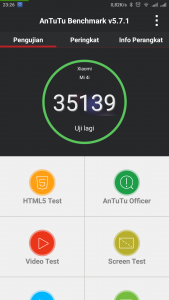 skor 35.139 pada pengujian 32 bit mode Performa skor 35.139 pada pengujian 32 bit mode Performa