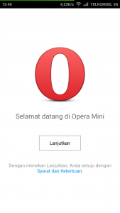 Selamat datang di Opera Mini Selamat datang di Opera Mini