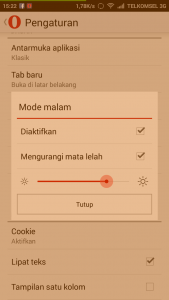 mode malam dan mengurangi mata lelah mode malam dan mengurangi mata lelah