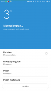 mulai mencadangkan mulai mencadangkan