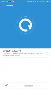 Pencadangan selesai Pencadangan selesai