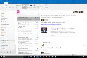 Office 365 Groups in Outlook 2016