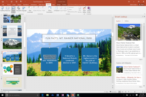 Smart Lookup di PowerPoint 2016