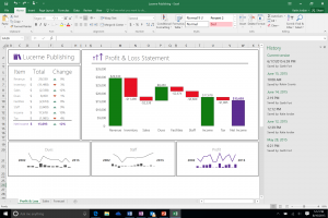 Riwayat versi di Excel 2016