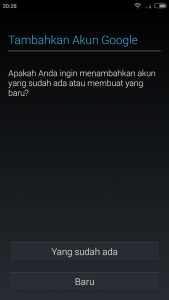 Tambahkan akun Google