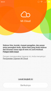 Sinkronisasi Mi Cloud