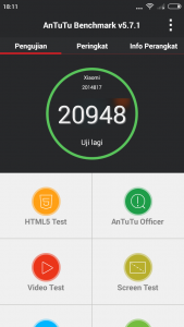 Antutu Benchmark mode seimbang ROM 6.7.1.0