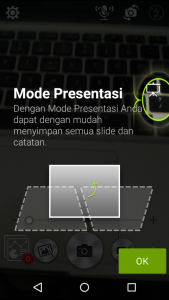mode presentasi pada kamera Acer Liquid Z320