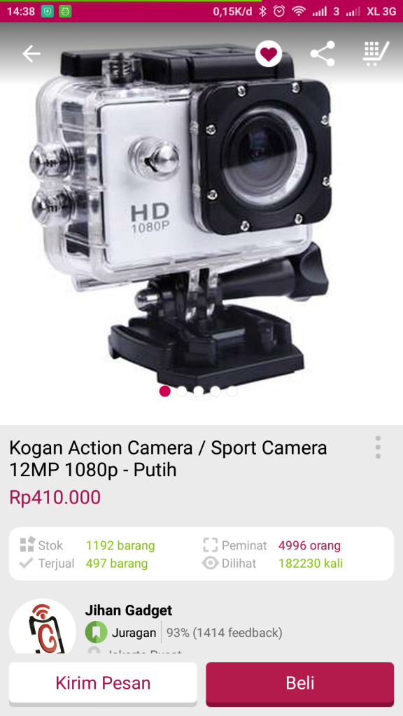 action/sports camera