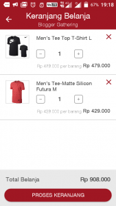 keranjang belanja