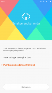 pulihkan cadangan Mi Cloud pulihkan cadangan Mi Cloud