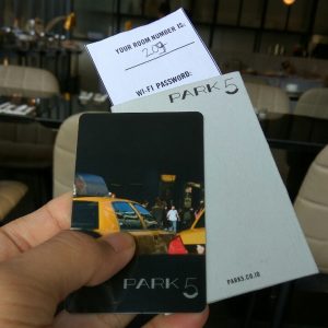 kartu kunci Hotel Park 5