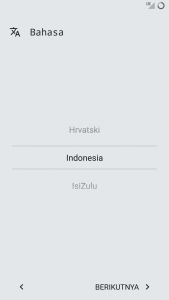 memilih bahasa