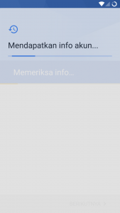 mendapatkan info akun