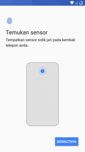 mengeset kunci sidik jari