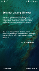 sambutan Nova Launcher