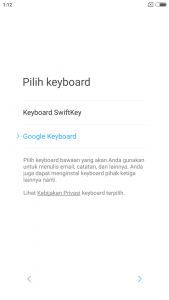 memilih keyboard
