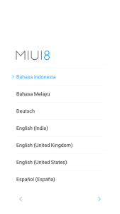 pilih Bahasa Indonesia