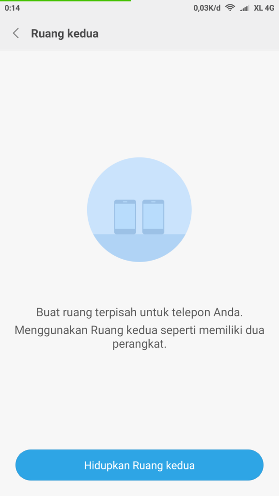 aplikasi Ruang Kedua (Second Space)
