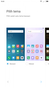 memilih tema MIUI