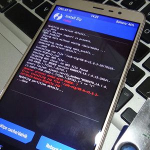 ROM versi 5.8.3 (<em>nightly build</em>) pada tanggal 29 Mei 2017