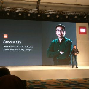 Steven Shi, Head of Xiaomi South Pacific Region, Xiaomi Indonesia Country Manager, membuka acara